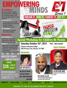 Empowering Minds Series 1 flyer